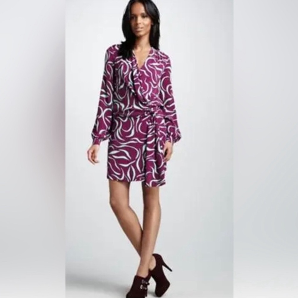 NWT DVF Rachel Lily Dress Sz 12